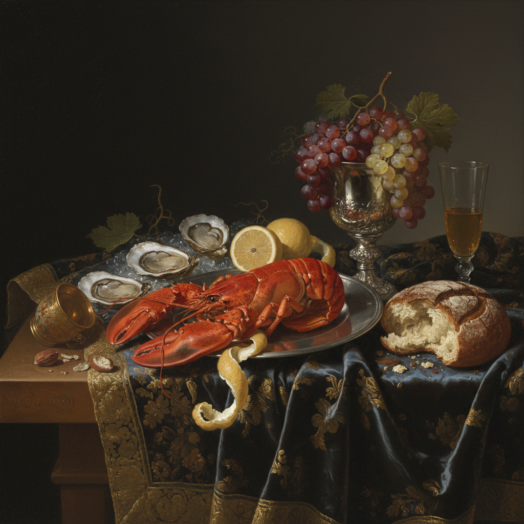 Jan Davidsz de Heem Lobster Banquet