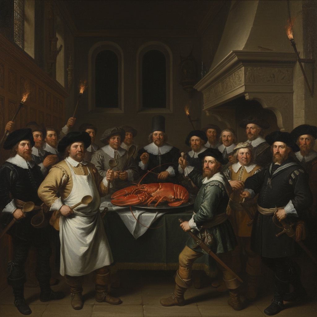 Rembrandt Nightwatch Lobster Tribute