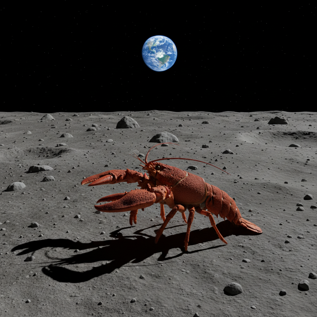 Lobster on the Moon