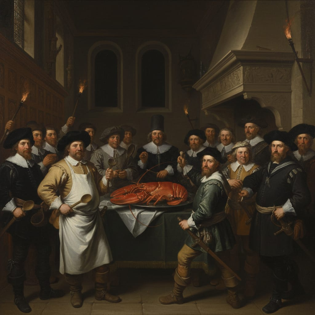 B12 Rembrandt Nightwatch Lobster Tribute