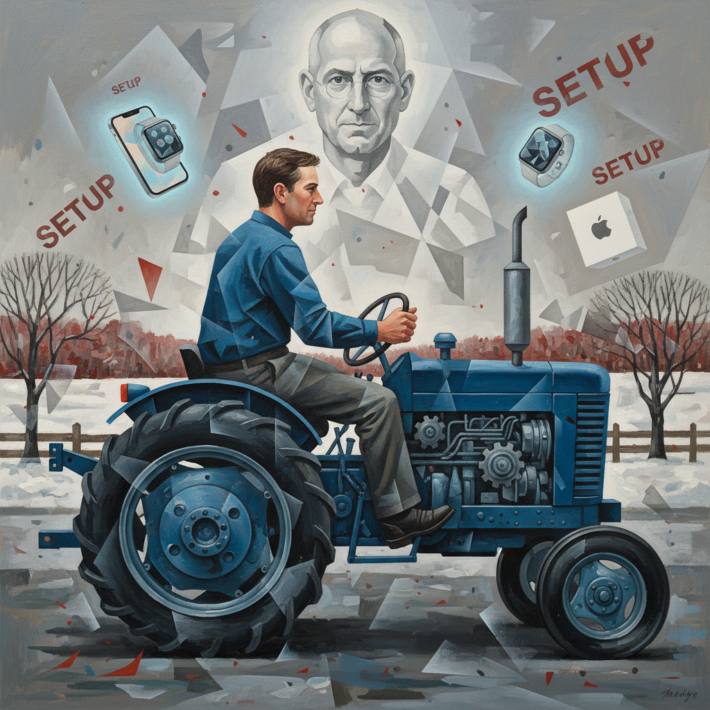 Invoke the Ghost of Steve Jobs (Cubist Study)